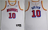Men's Golden State Warriors #10 Jimmy Bulter III White 2025 Classic Edition Swingman Stitched Jersey,baseball caps,new era cap wholesale,wholesale hats